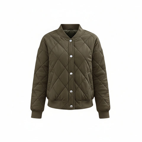 Women's Quilted Jacket Long Sleeve