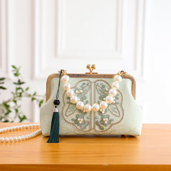 Pearl-embroidered Handbags Shoulder Bags