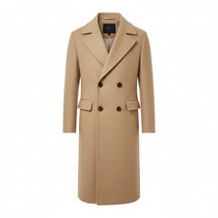 Thickened Long Section Double Breasted Coat