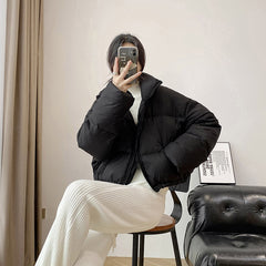 Puffer Jacket With Collar For Petite