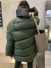 Collarless Cotton Coat Jacket Women