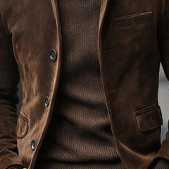 Men's Retro Casual Suede Jacket