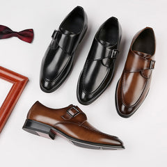 British Style Buckle Shoes Men