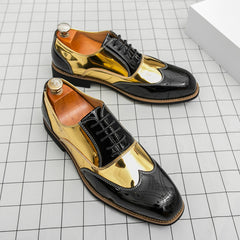 Brogue Men's Leather Shoes