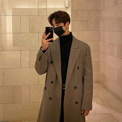 Trendy Wool Coat For Men