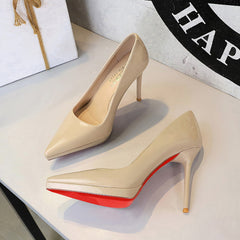 Professional Stylish Patent Leather Pumps