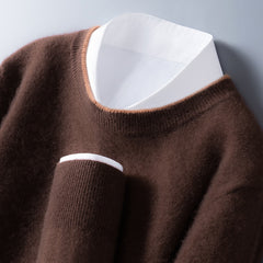 Woolen Sweater Bottoming Sweater Loose Casual Business Men