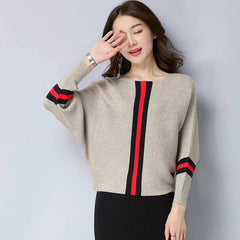 New vertical loose pullover sweater