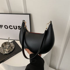 New Simple All-Match Textured Shoulder Bag For Women