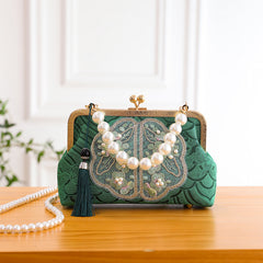 Pearl-embroidered Handbags Shoulder Bags