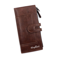 Fashion Minimalist Magnetic Buckle Multi-card Slots