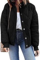 Women's Quilted Jacket Long Sleeve