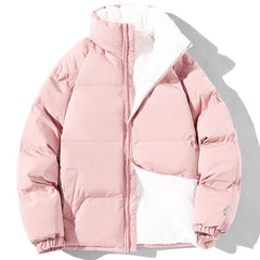 Fashion Winter Warm Plush Thickened Jacket