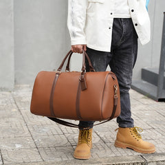 Dry Wet Separation Soft Leather Bag
