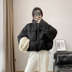 Puffer Jacket With Collar For Petite