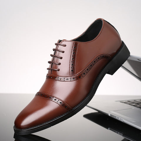 British Casual Business Leather Shoes Men
