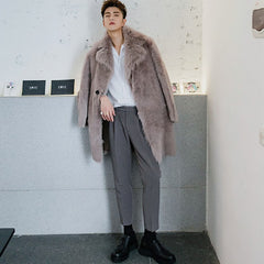 Men's Imitation Fur Coat
