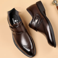 Full-Grain Cowhide Men's Leather Shoes