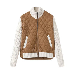 Spring New Women's Quilted Cotton Jacket