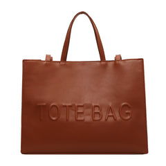 Retro Tote Trendy College Student Commuter Handbag