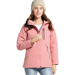Men Women Winter Thick USB Heating Cotton Jacket
