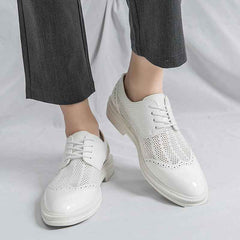 Hollow-out Brogue Men's Shoes