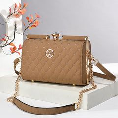 Trendy Diamond-quilted Shoulder Bag