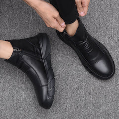 casual leather shoes