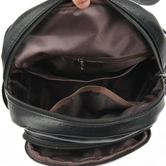 New Women's Backpack PU Soft Leather