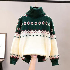 Loose Female Knitting Sweater