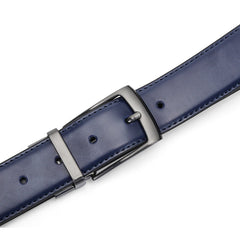 Rotating pin buckle belt