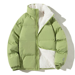 Fashion Winter Warm Plush Thickened Jacket