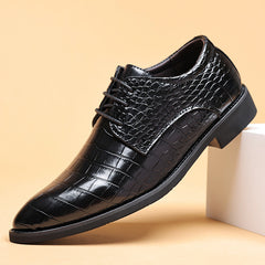 Business Casual Shoes Fish Grain Leather Shoes