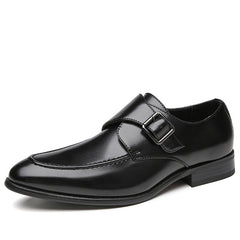 British Style Buckle Shoes Men