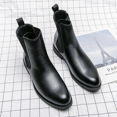 Trendy High Top Leather Shoes