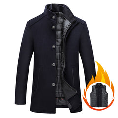 Casual Men's Wool Coat