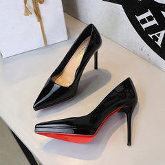 Professional Stylish Patent Leather Pumps