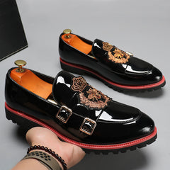 Men's Breathable Business Leather Shoes