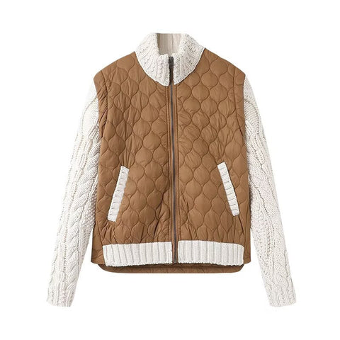 Spring New Women's Quilted Cotton Jacket