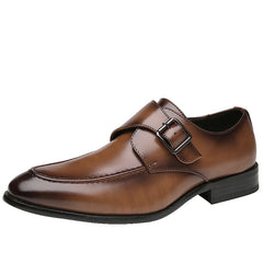 British Style Buckle Shoes Men