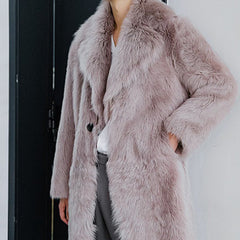 Men's Imitation Fur Coat