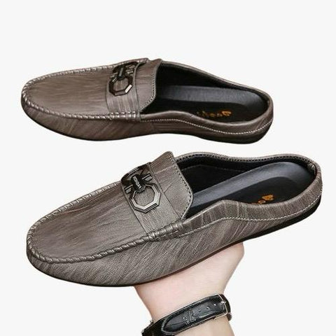 Half-wrapped Men's Loafers Slip