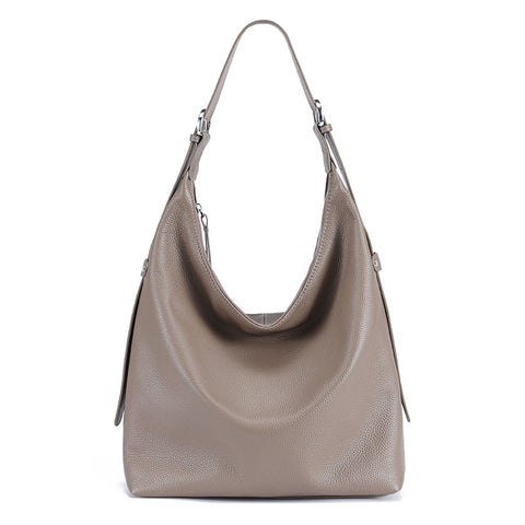 Large-Capacity Genuine Leather Shoulder Bag