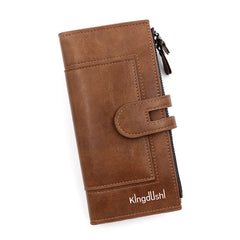 Fashion Minimalist Magnetic Buckle Multi-card Slots