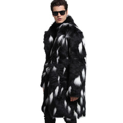 Fur Men's Warm Coat