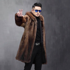 Men's Long Mink Coat