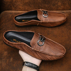 Half-wrapped Men's Loafers Slip