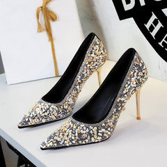 Versatile Rhinestone Wedding Bridal Shoes