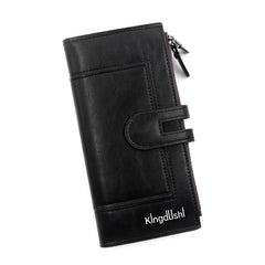 Fashion Minimalist Magnetic Buckle Multi-card Slots