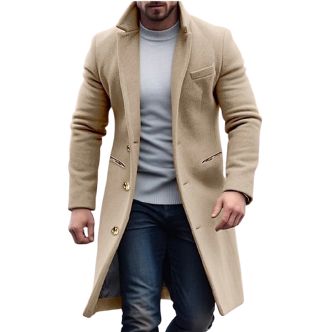 Men's Mid Length Trench Coat